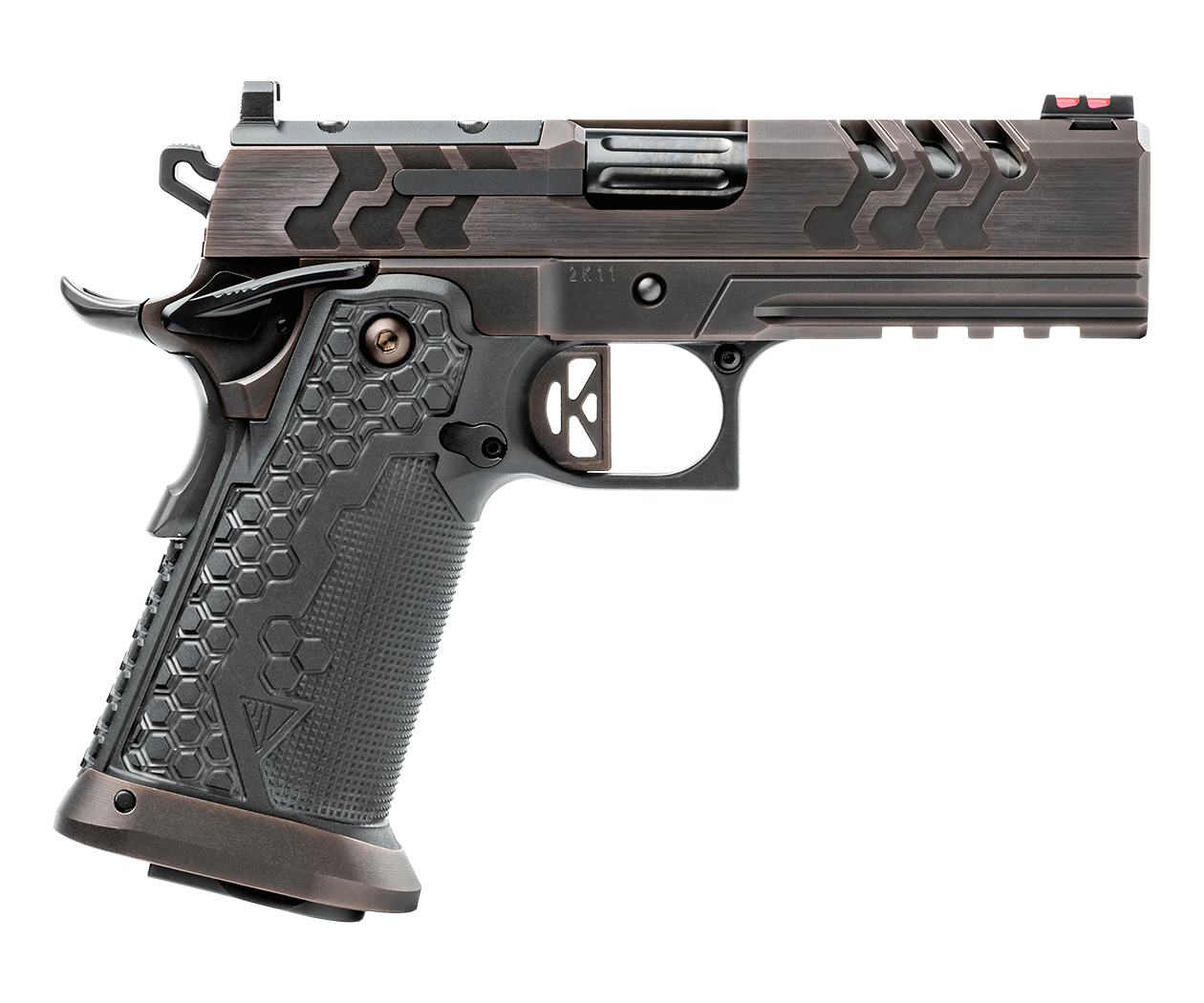 dKIMBER 2K11 PRO O.R. ROYAL 4.25" 45ACP PISTL BRONZE PVD 1-11RD, 1-13RD MAGS