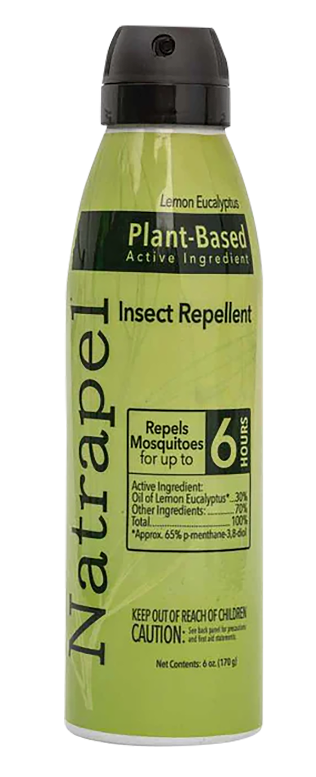 Natrapel 00066865 Lemon Eucalyptus 6 oz Aerosol Repels Ticks Effective Up to 6 hrs