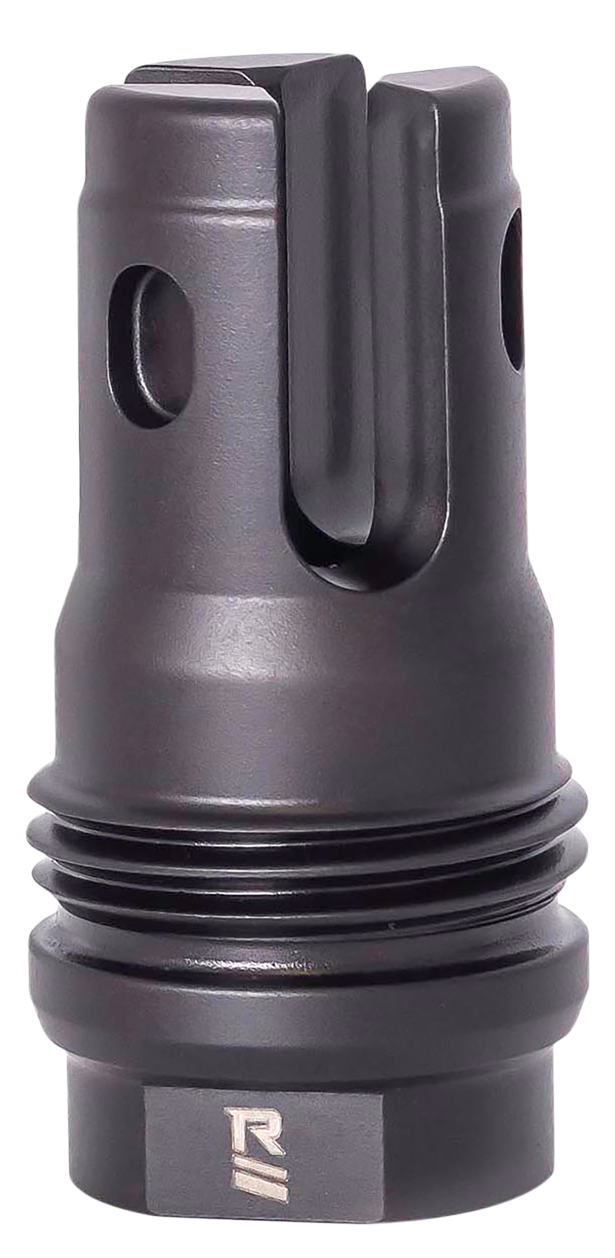 Rugged Suppressor FH014 R3 Flash Mitigation System Black with 9/16x24 LH Threads & 2.13" OAL for 7.62mm Radiant762, Surge762, Razor762 & Micro30 Suppressors