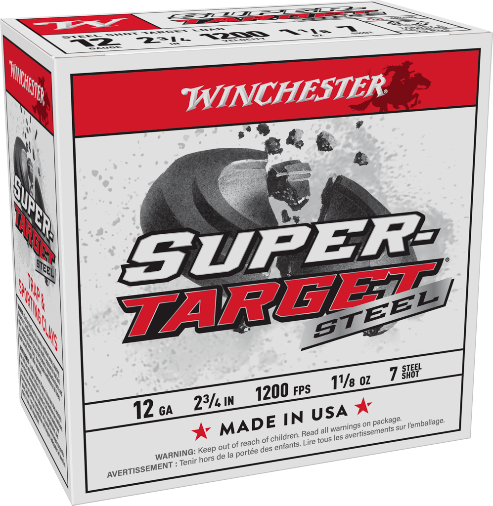 Winchester Ammo TRGT12S7 Super-Target 12Gauge 2.75" 1 1/8oz 7Shot 25 Per Box/10 Case