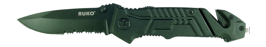 RUKO RUK0144S-CS 440A 3-1/4"BLK RUBBER FOLDING