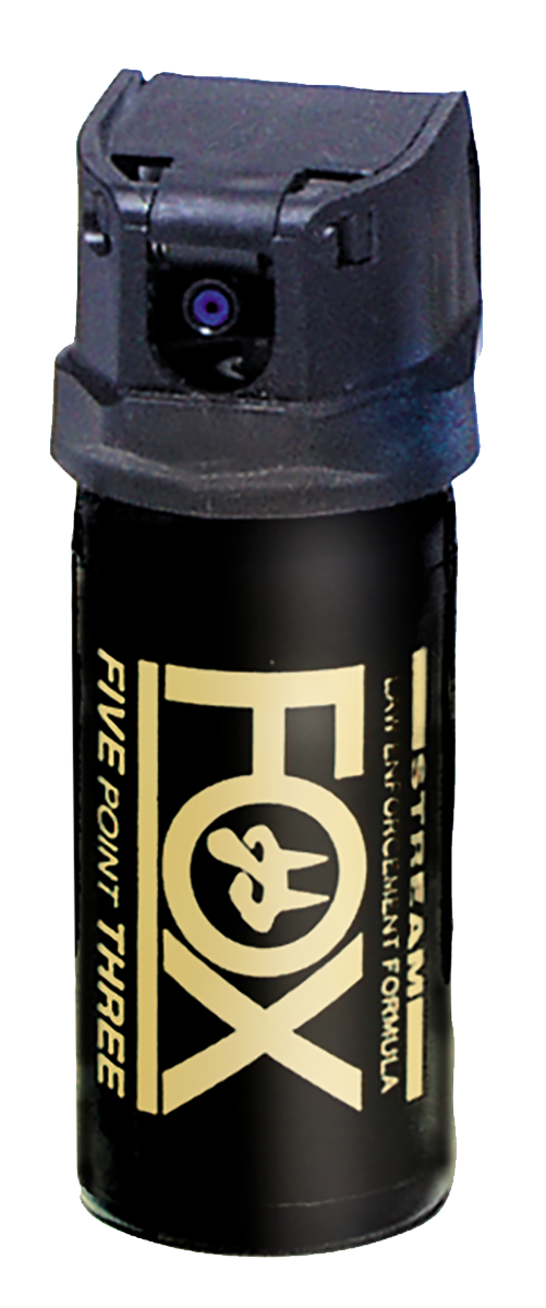 Fox Labs 152FTMDB Legacy Five Point Three 15 1/2 Second Bursts Cone Spray Range 152 ft 1.50 oz Black Spray Features Invisible UV Dye