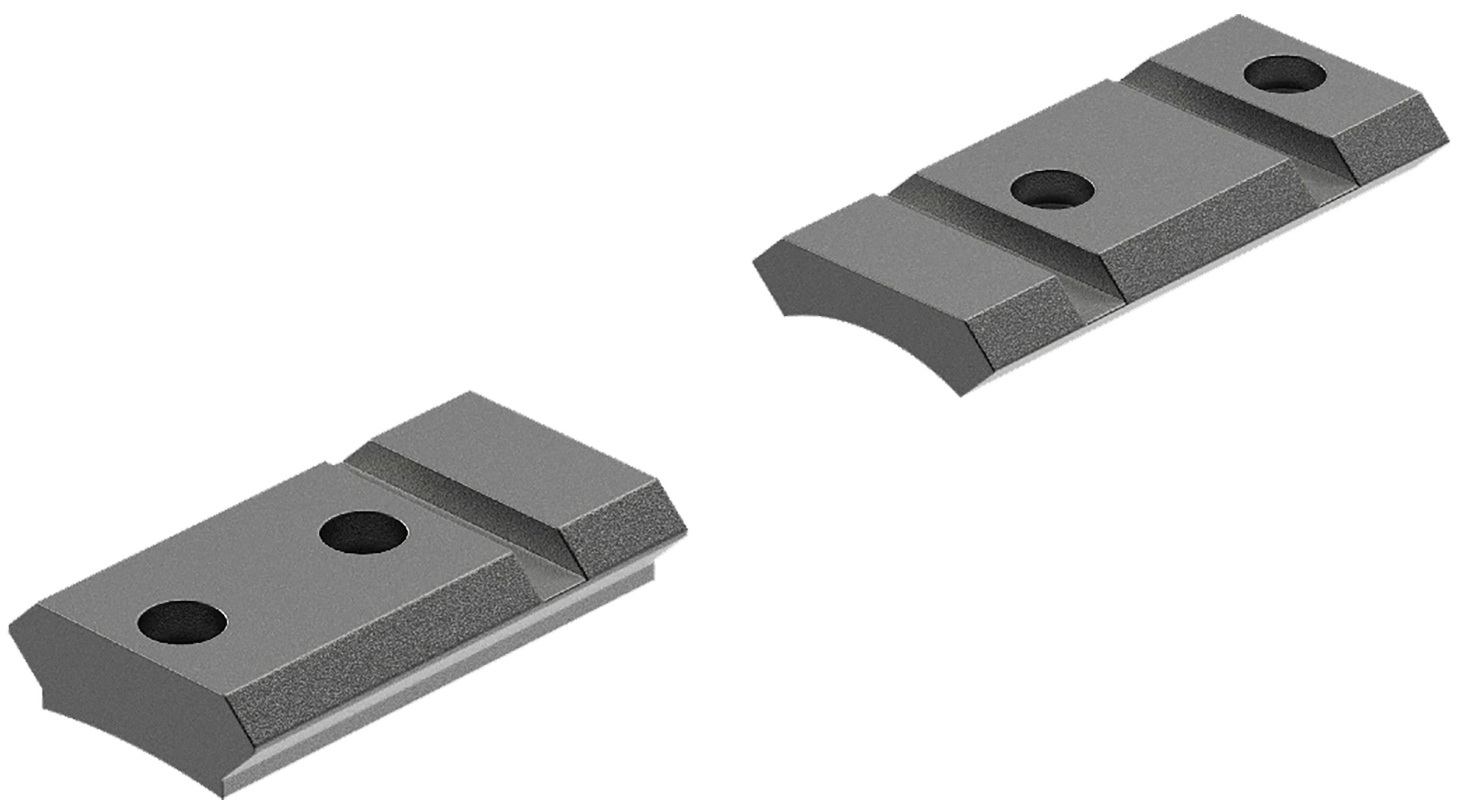 Leupold 49841 QRW Cross-Slot Base Set Matte Black Remington 700