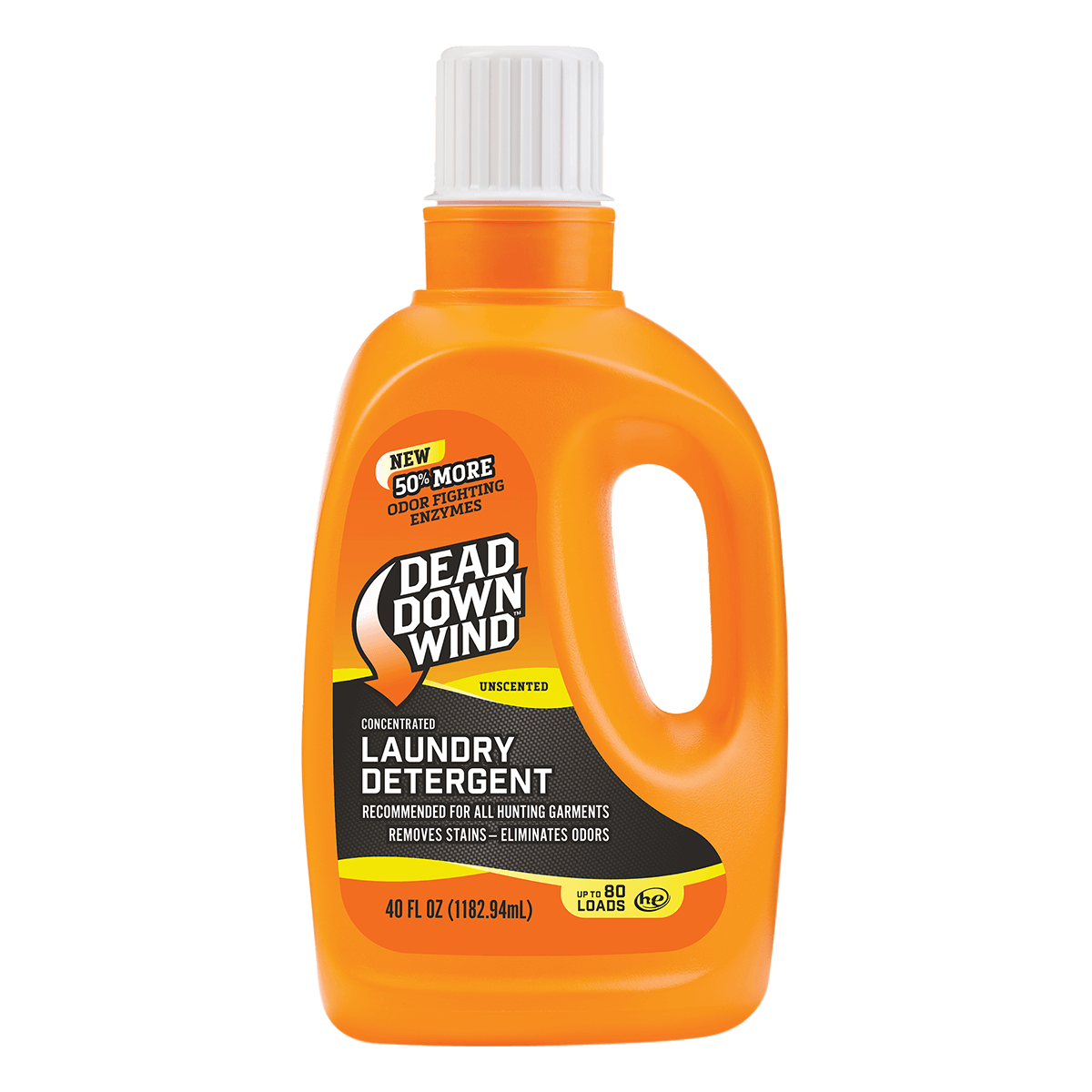 Dead Down Wind 112018 Laundry Detergent  Odor Eliminator Unscented Scent 20 oz Jug