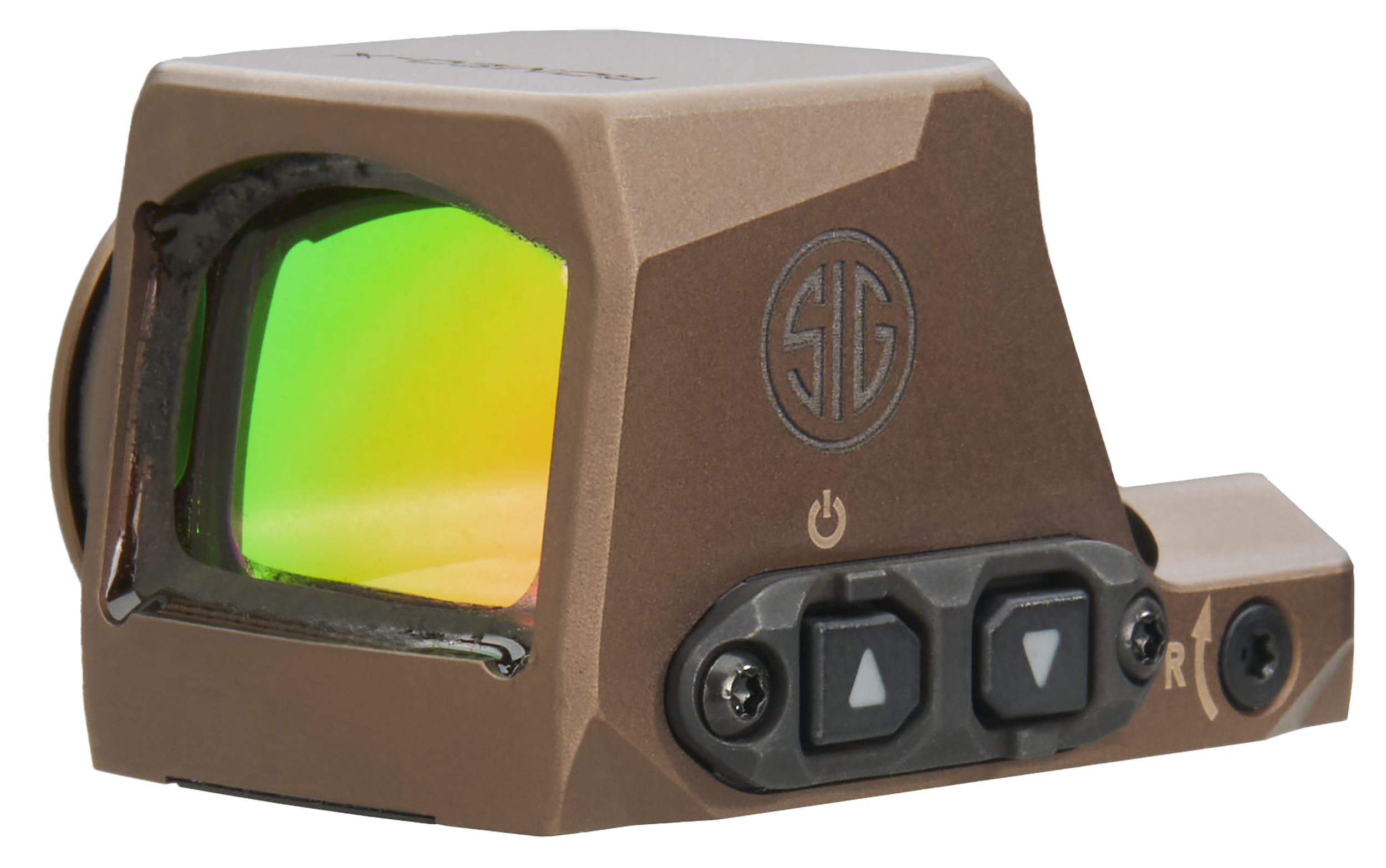 Sig Sauer Electro-Optics SORX1202 Romeo-X Compact Flat Dark Earth 1x24mm 2 MOA Red Dot/32 MOA Circle Reticle, Fits Sig P365 Pistol