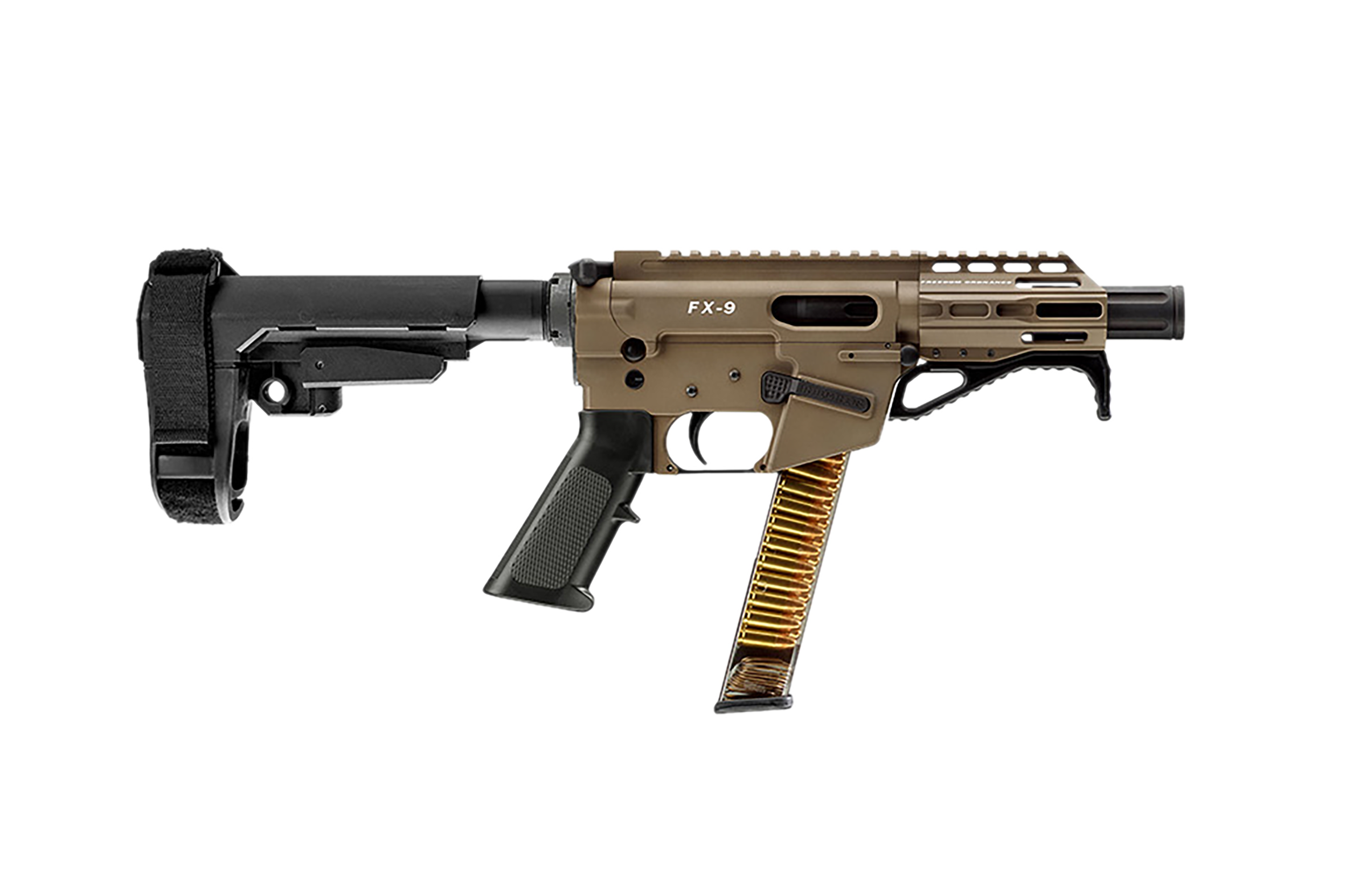FREEDOM ORDNANCE FX9P4S-FDE FX9P  9mm Luger 31+1 4" Flat Dark Earth
