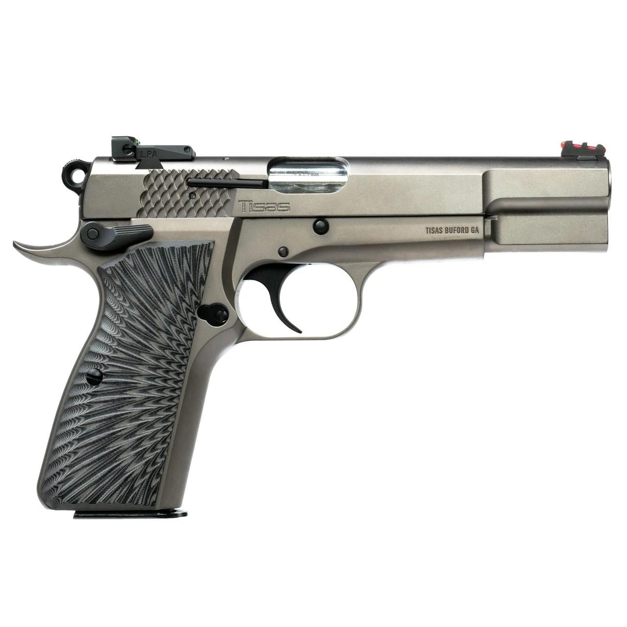 Tisas Regent BR9 Sport 9mm 4.67" 15rd Nickel Pistol