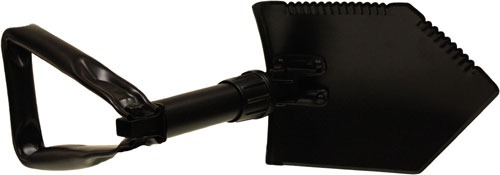 RED ROCK MILITARY TRI-FOLD SHOVEL W/ CASE 23" OPEN BLACK