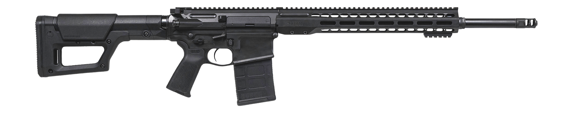Barrett 18836 REC10 LR 308 Win 20+1 20" Black Match Grade Threaded Barrel, Black Cerakote Aluminum Receiver w/Picatinny Rail, M-LOK Handguard, Magpul MOE Black Polymer Stock & Grip, Ambidextrous