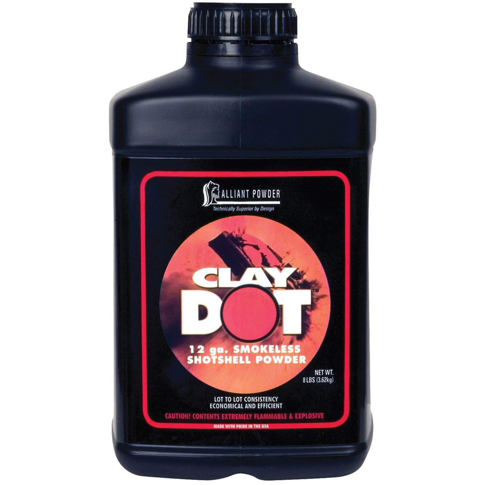Alliant Clay Dot Smokeless Shotshell Powder 8 lbs