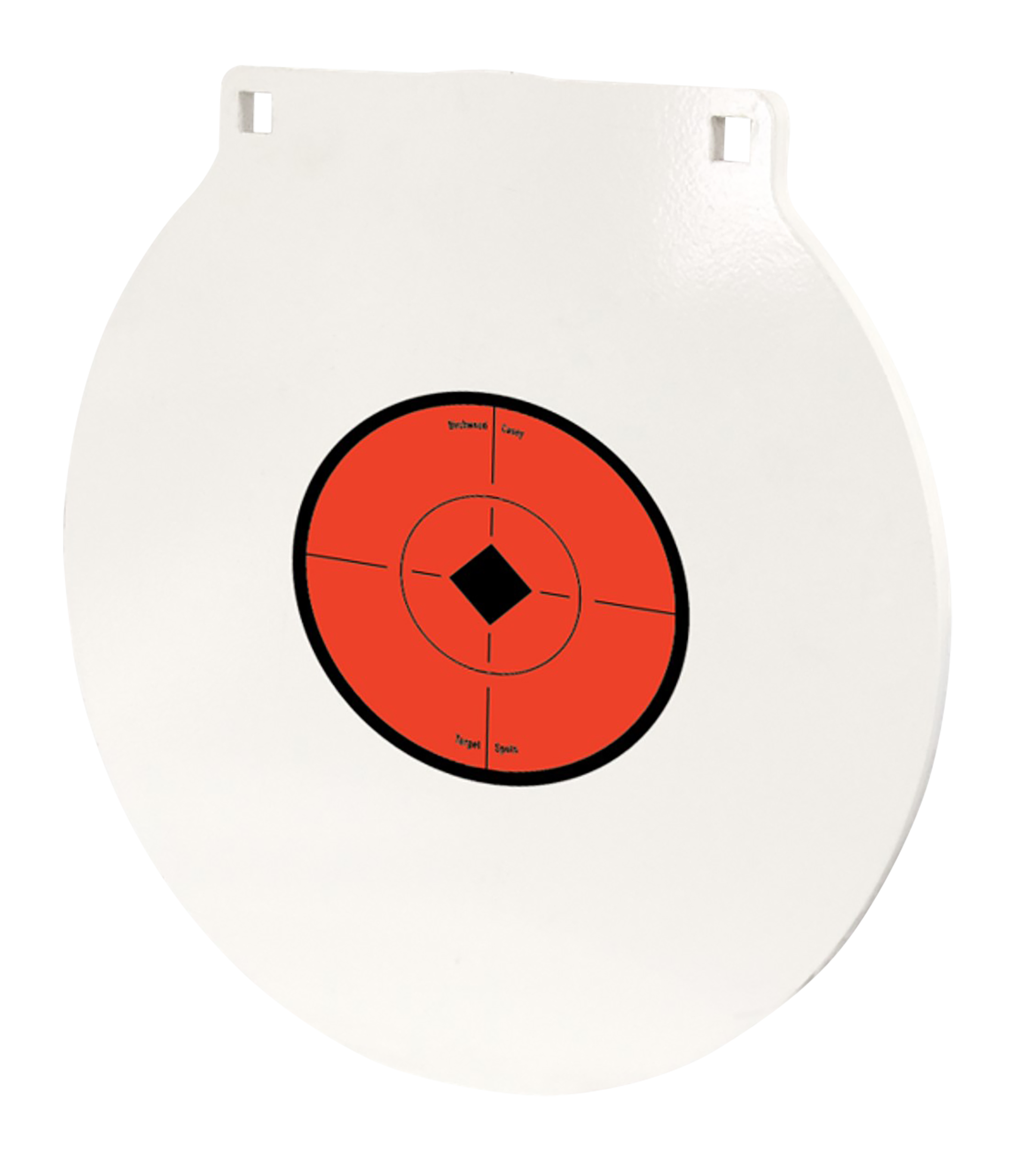 Birchwood Casey RND10 Round Steel Target Plate 10" Centerfire Rifle/Handgun Target Black/Red/White NM500 Steel Hanging