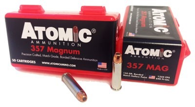 ATOMIC 357 MAG 158GR JHP 50RD 10BX/CS <
