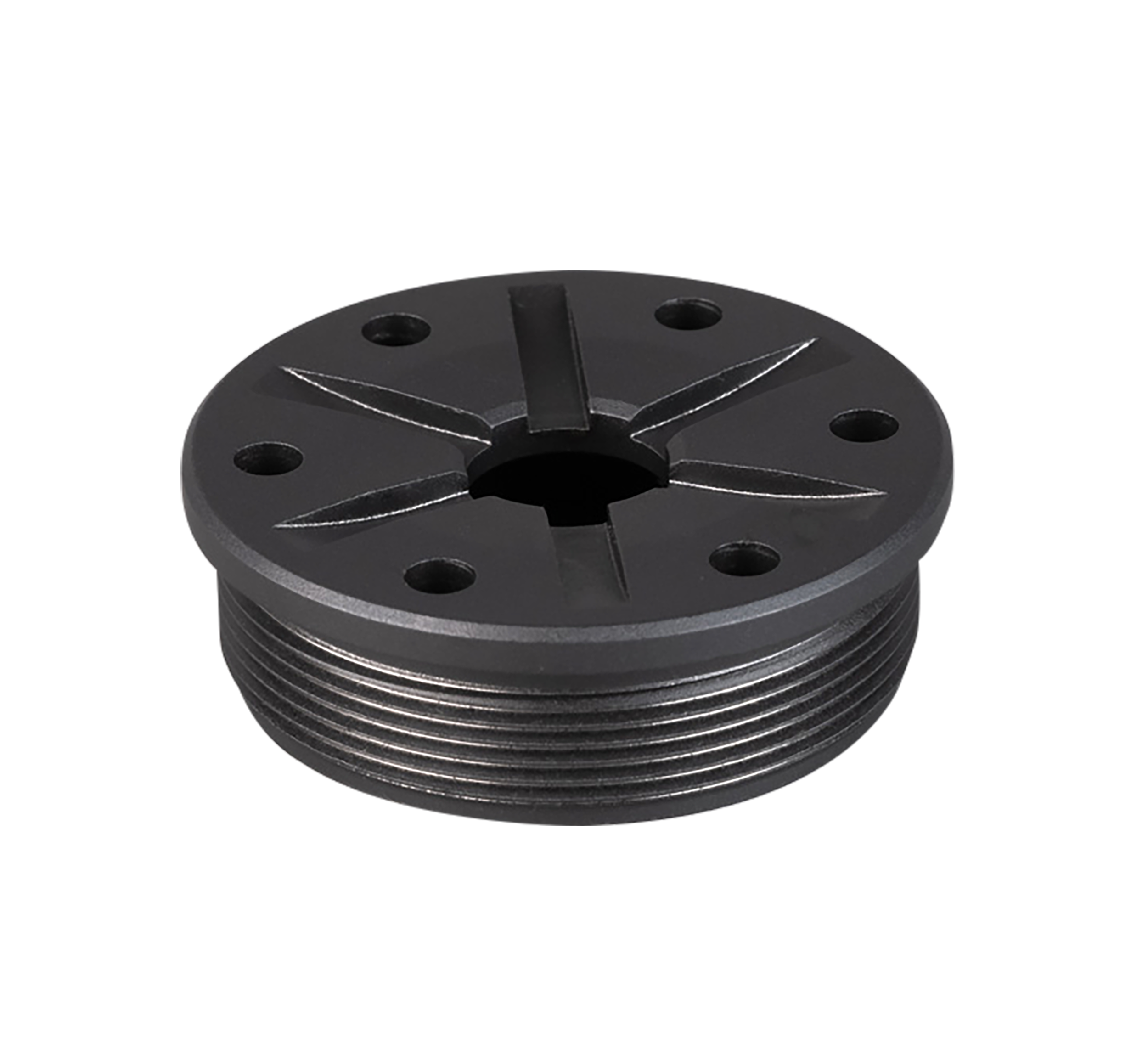 SilencerCo AC5124 Bravo Front Cap 30 Cal Fits Matte Black