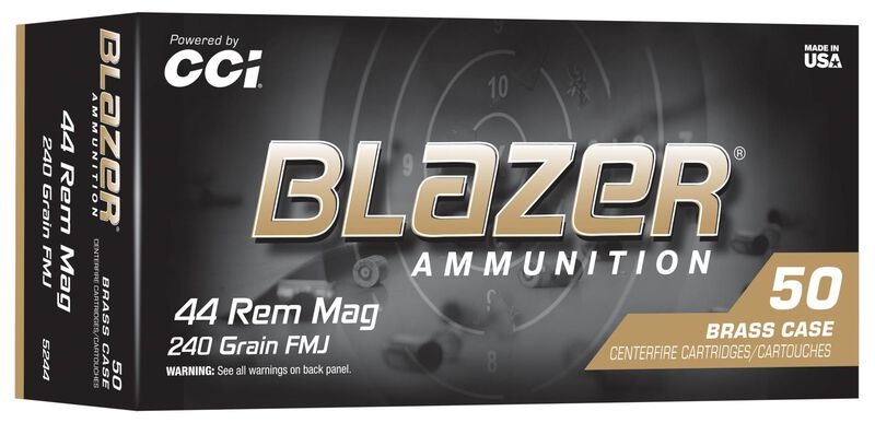 CCI Blazer Brass 44 Mag 240gr FMJ 50rd Box