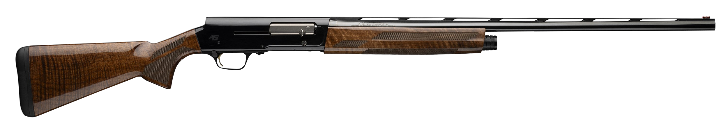 Browning 0118006005 A5 Hunter 20 Gauge Semi-Auto 3" 4, 2 3/4" Shells 26" High Gloss Blued Vent Rib Barrel, Gloss Black Anodized Aluminum Receiver, Adjustable LOP & Shim Gloss Turkish Walnut Wood Stock