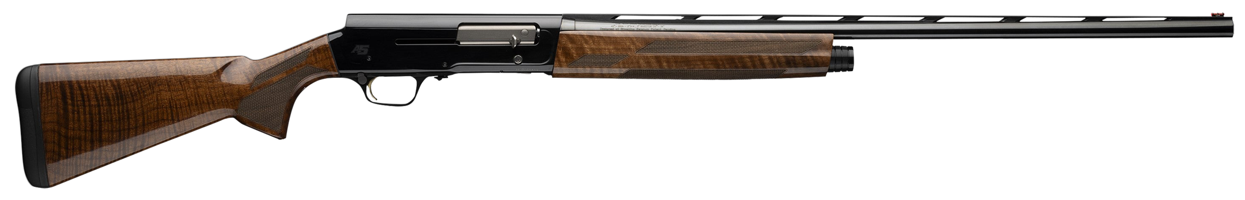 Browning 0118006004 A5 Hunter 20 Gauge Semi-Auto 3" 4, 2 3/4" Shells 28" High Gloss Blued Vent Rib Barrel, Gloss Black Anodized Aluminum Receiver, Adjustable LOP & Shim Gloss Turkish Walnut Wood Stock