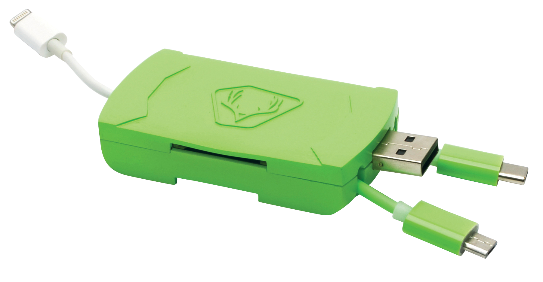 HME QMCR 4-in-1 Card Reader Green Android/IOS