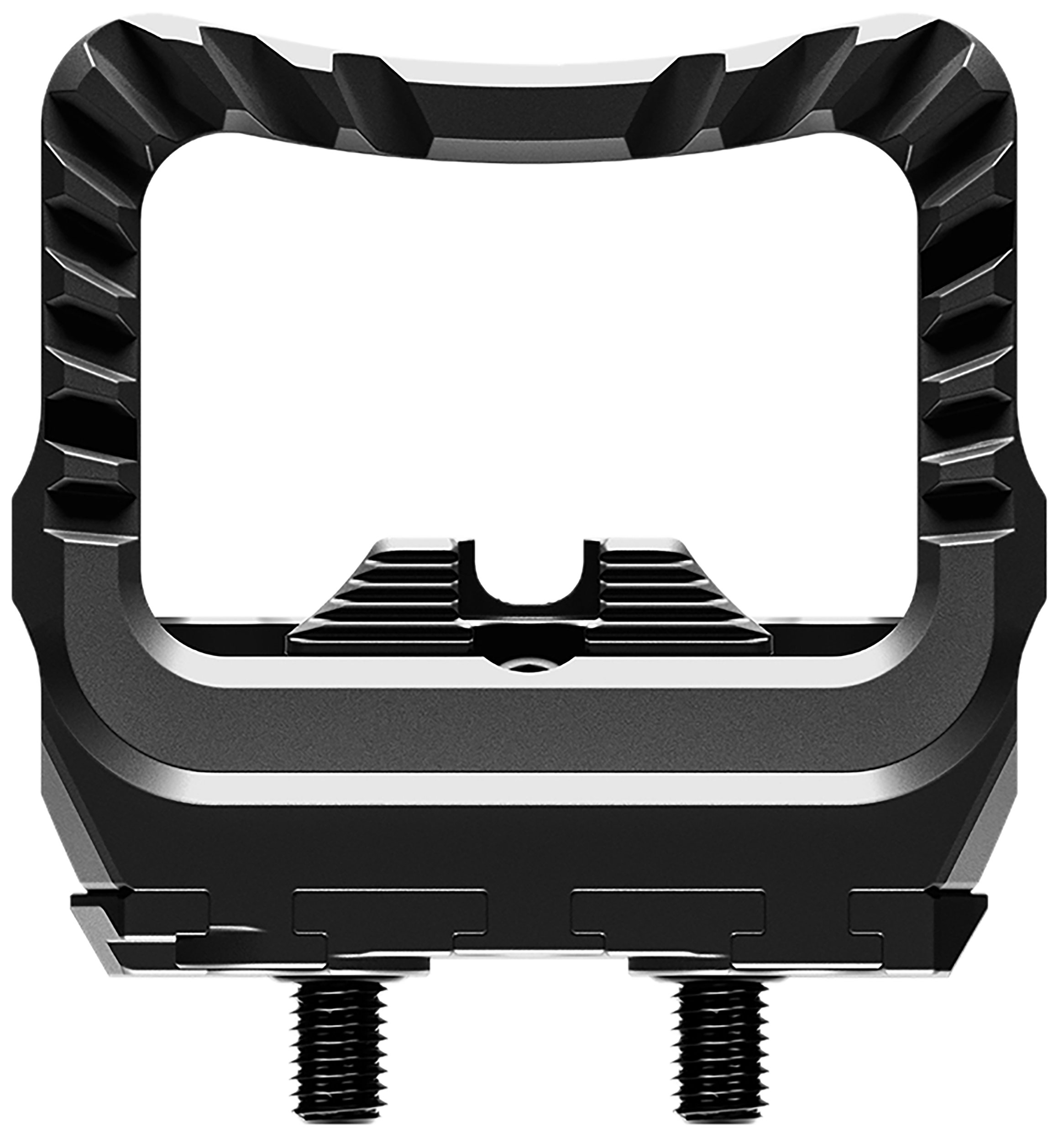 Radian Weapons G1501 Guardian+Six Optic Guard w/Stealth Sights Black Anodized Hardcoat Aluminum RMR Mount Compatible w/Glock MOS Handgun