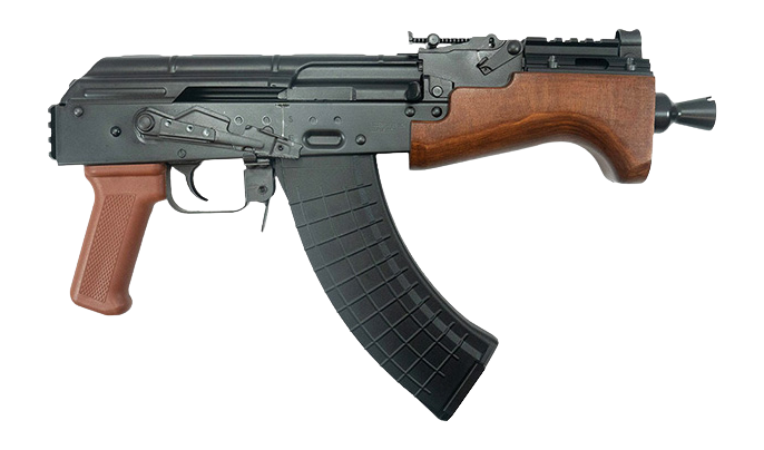 Pioneer Arms AK0031KPROW Micro Hellpup  7.62x39mm 30+1 7" Threaded Barrel