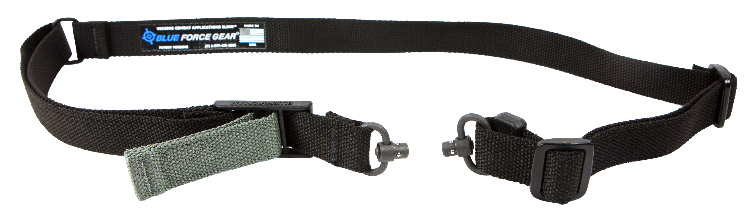 Blue Force Gear VCAS2TO1RED125AABK Vickers 221 Black Cordura One-Two Point AR Platform