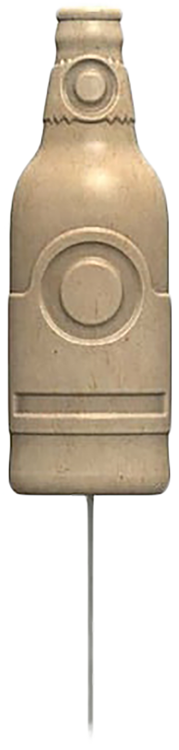 Birchwood Casey 3DSTBTL 3D Stake Target  Beige Bottle 6 Pack