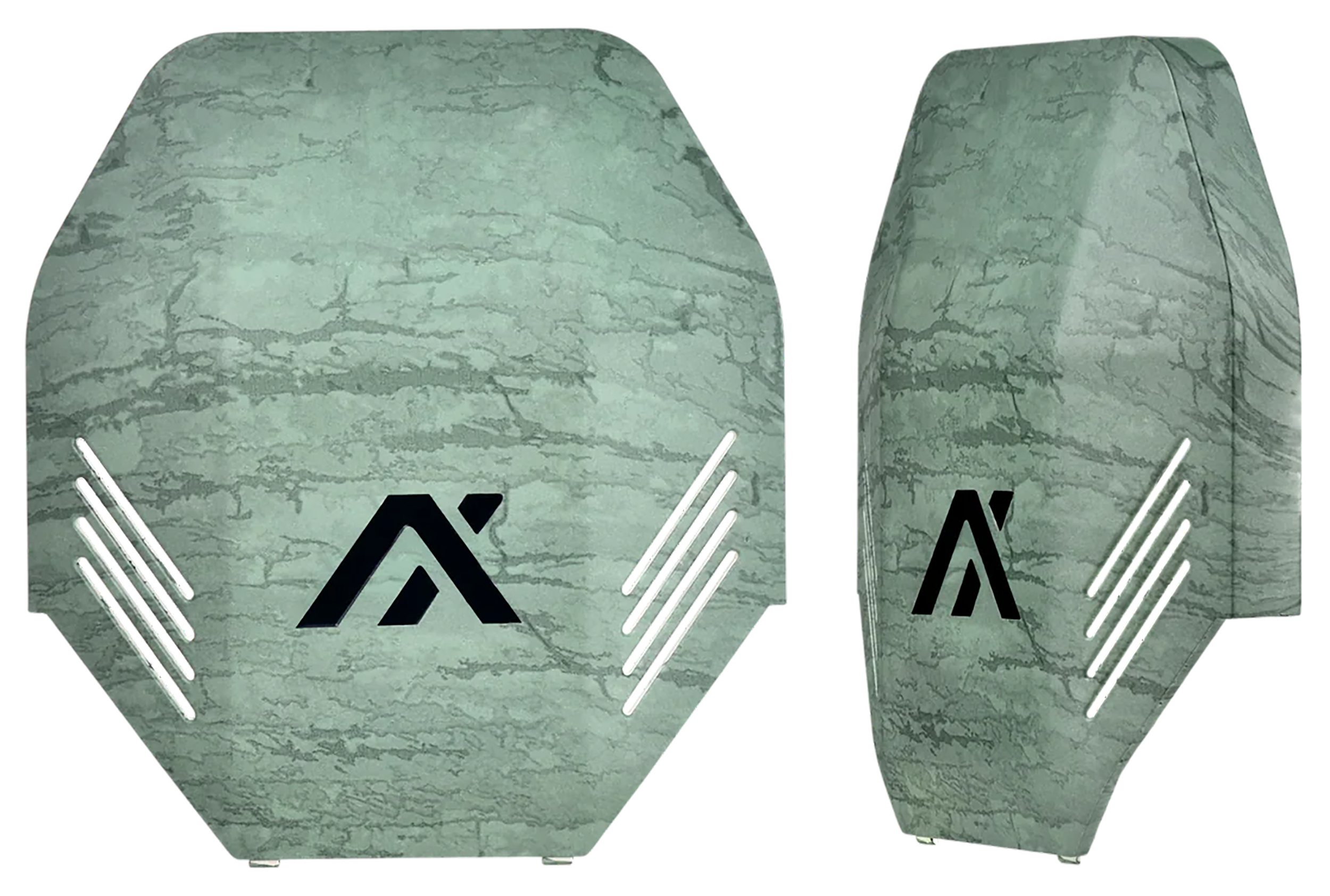 Axil LLC MXPLTG MX Plate  Polymer Over the Head Slate Green