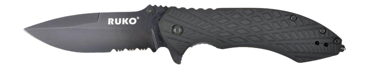 Ruko 3.25" Serrated Folding Knife