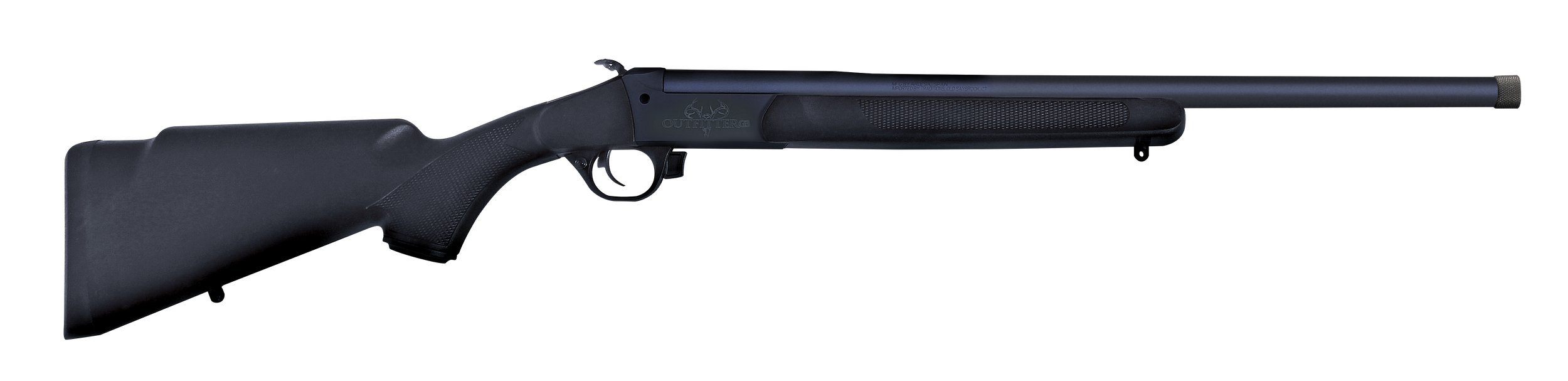 Traditions CR470030 Outfitter G3 45-70 Gov 22" Drilled & Tapped Receiver Black Synthetic Stock