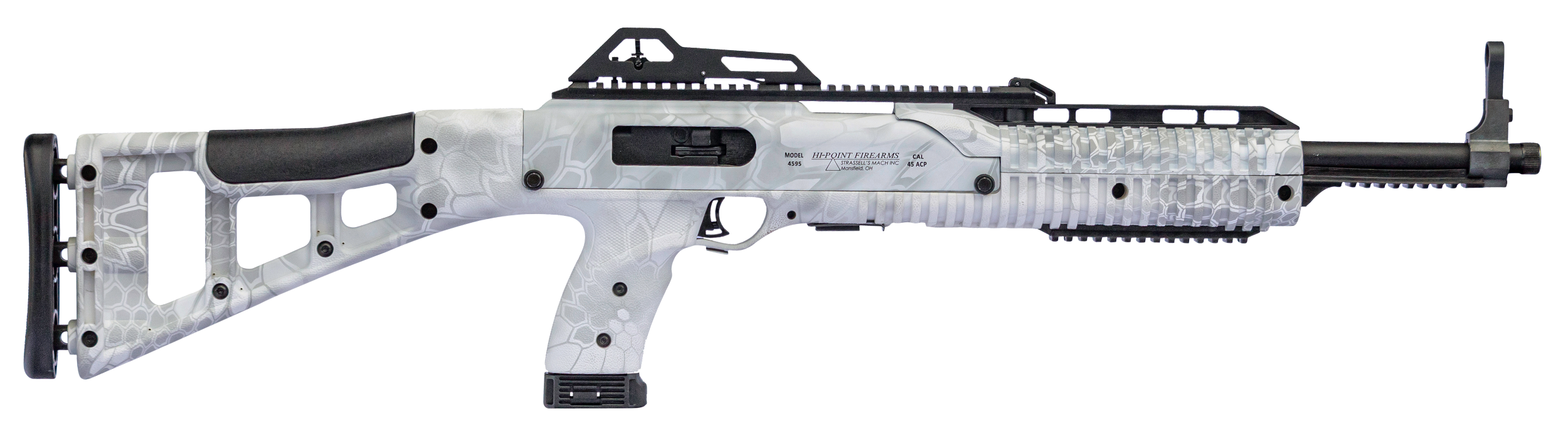 Hi-Point 4595TSKRYP 4595TS Carbine 45 ACP 17.50" 9+1 Kryptek Yeti Black All Weather Skeletonized Stock Kryptek Yeti Polymer Grip