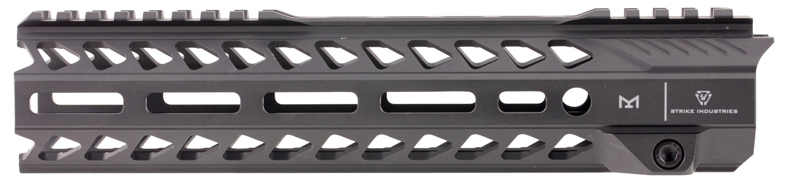 Strike STRIKERAIL Strike Rail  AR-15 Black Aluminum 10" M-LOK
