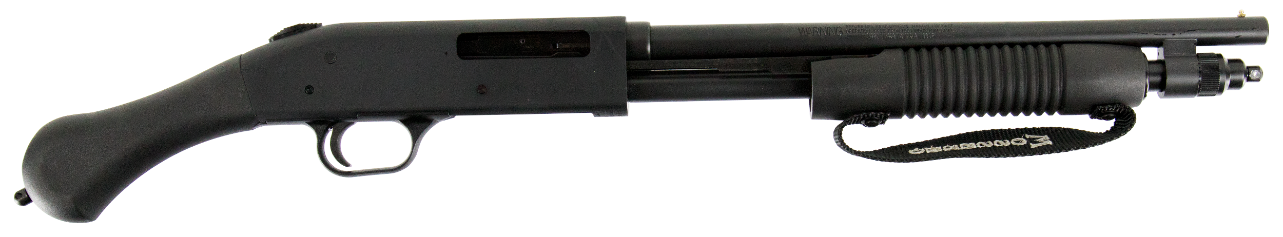 Mossberg 50649 590 Shockwave 410 Gauge Pump 3" 5+1 14.38" Matte Blued Heavy-Walled Barrel, Drilled & Tapped Blued Stainless Steel Receiver, Black Raptor Birdshead Grip
