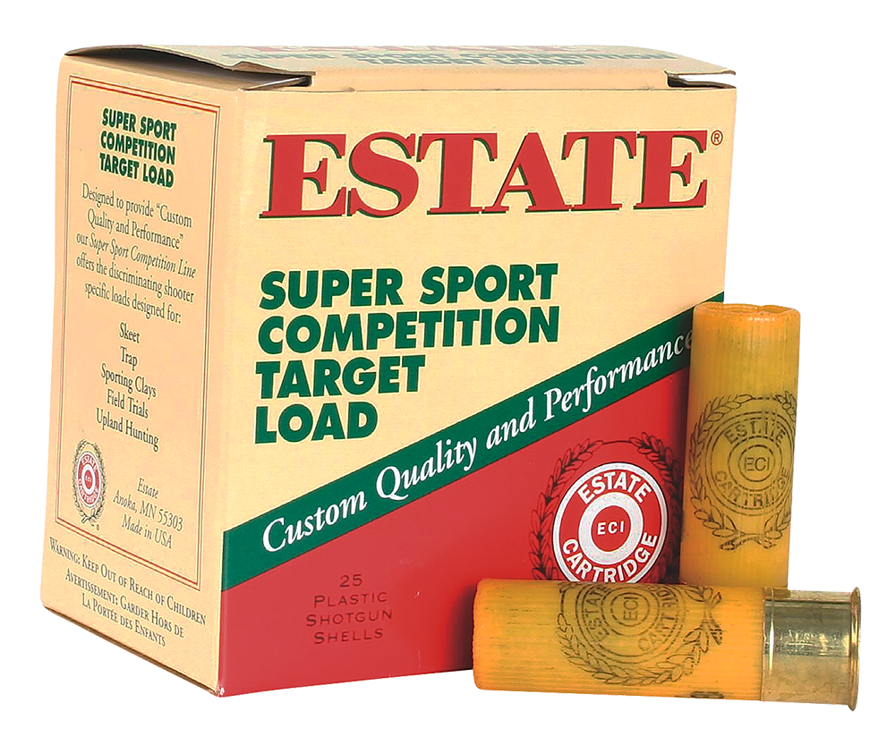Estate Cartridge SS2075 Super Sport Competition Target 20Gauge 2.75" 7/8oz 7.5Shot 25 Per Box/10 Case