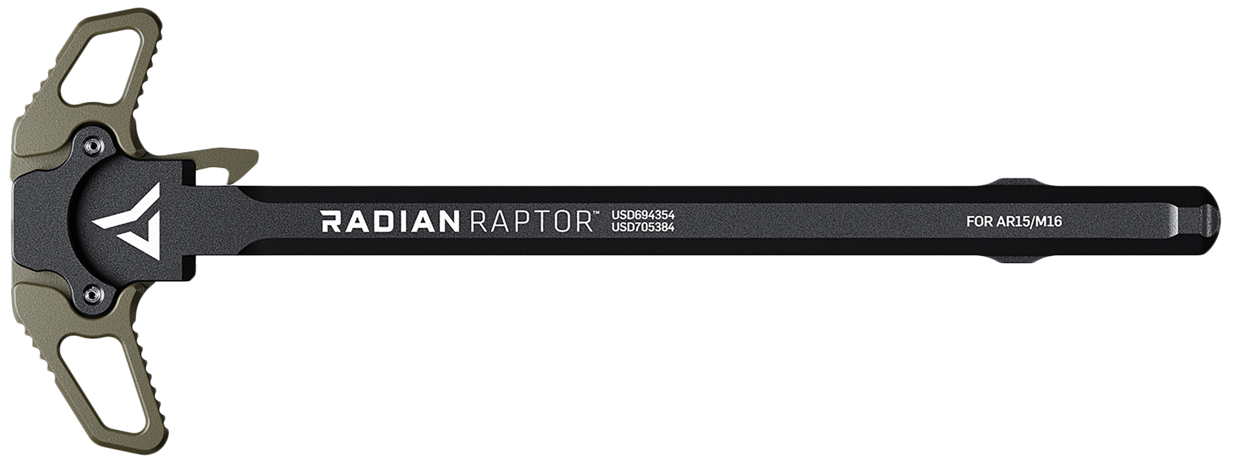 Radian Weapons R0375 Raptor  Ambi Charging Handle, Radian OD, Fits Mil-Spec AR-15/M16 Platform