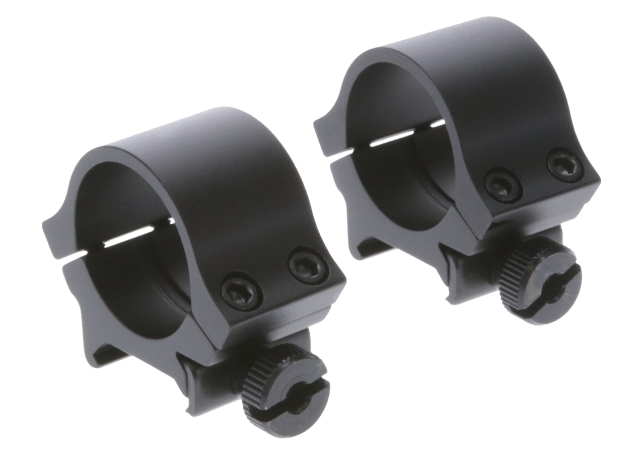 TruGlo TGTG8961B1 Lightweight Scope Rings  Matte Black 1" Medium