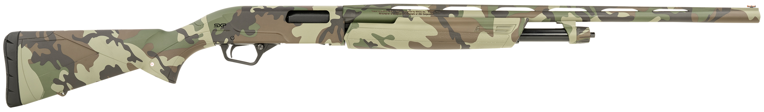 Winchester Repeating Arms 512433691 SXP Waterfowl Hunter 20 Gauge 3" 5+1 (2.75") 26" Chamber, Woodland Camo, TruGlo Fiber Optic Sight, Includes 3 Invector-Plus Chokes