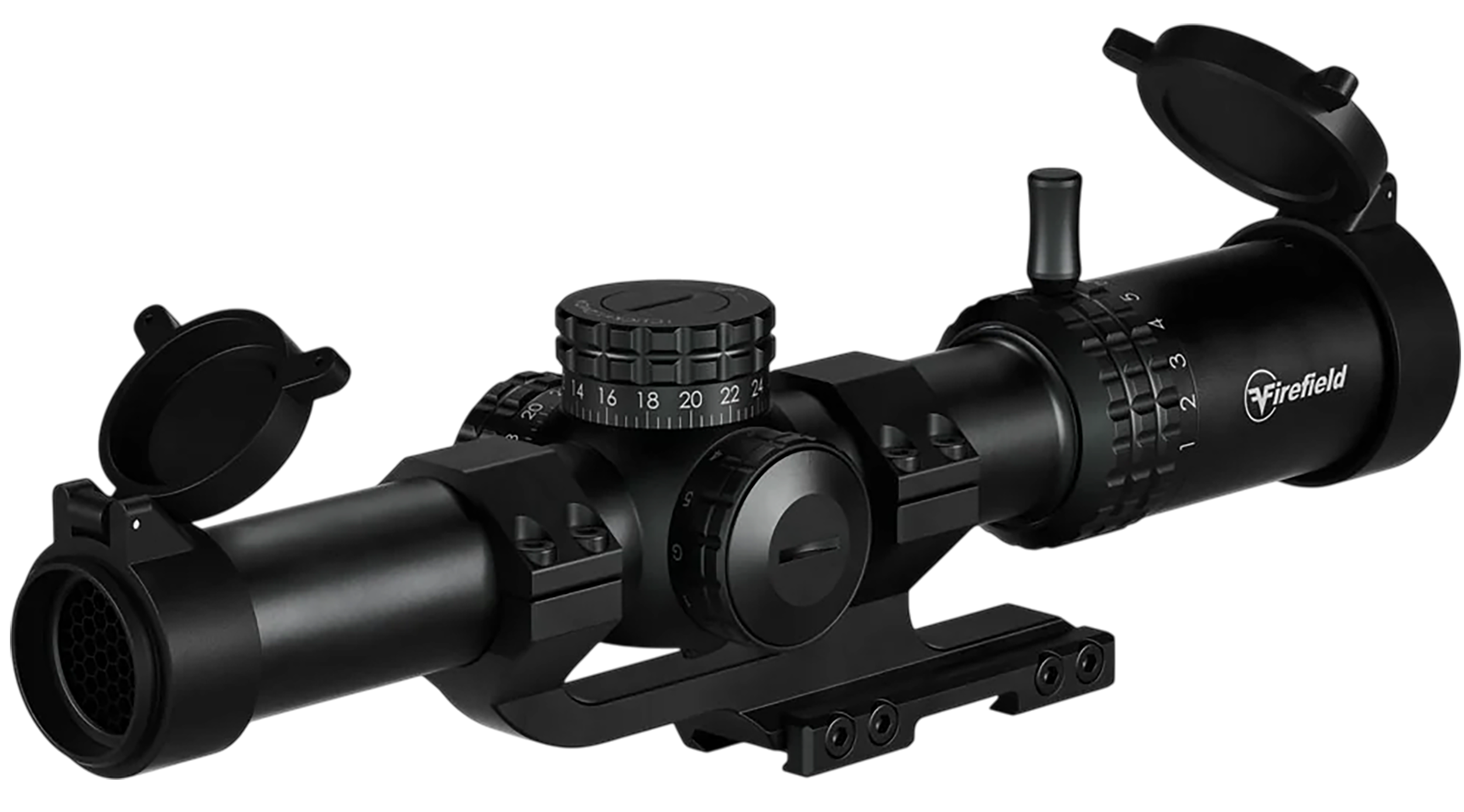 Firefield FF13075 RapidStrike  Black 1-10x24mm, 30mm Tube Illuminated Black/Green/Red CR1 Reticle