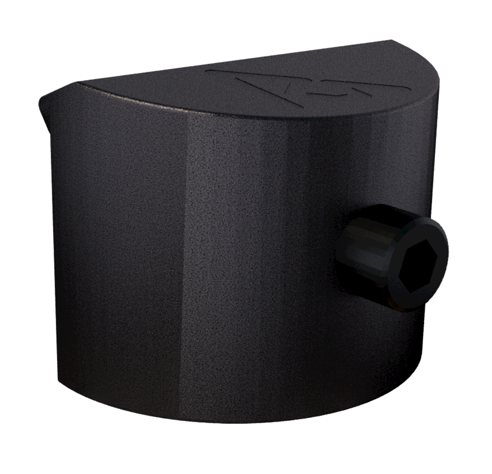 Rival Arms RA75G101A Grip Plug  Compatible w/ Glock Gen3 (except 36/42/43), Black Aluminum