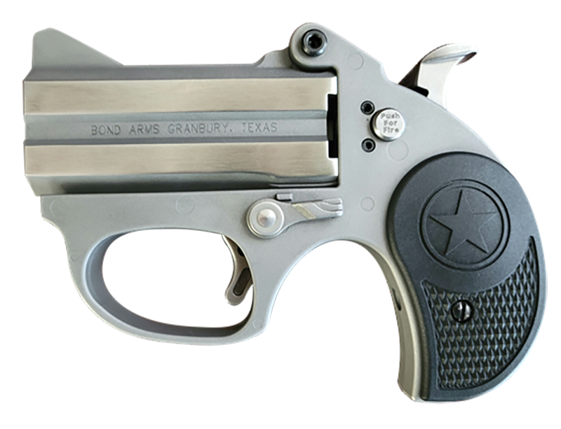 Bond Arms BASRS Stinger Stinger RS 380 ACP 2rd Shot 3" Matte Stainless Aluminum Frame Black Rubber Grips Right Hand