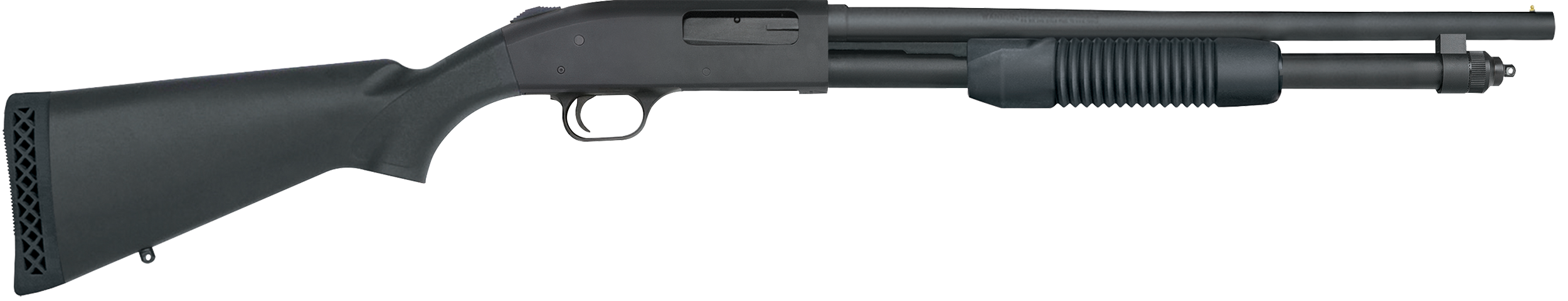 Mossberg 50698 590 Persuader 20 Gauge 6+1 3" 18.50" Cylinder Bore Barrel, Matte Blued Metal Finish, Drilled & Tapped Receiver, Synthetic Stock
