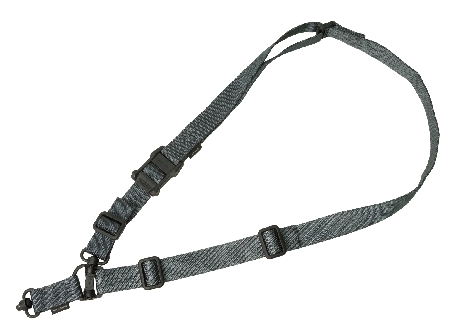 Magpul MAG518GRY MS4 Sling GEN2 Stealth Gray Nylon 48"-60" OAL Adjustable One-Two Point AR Platform