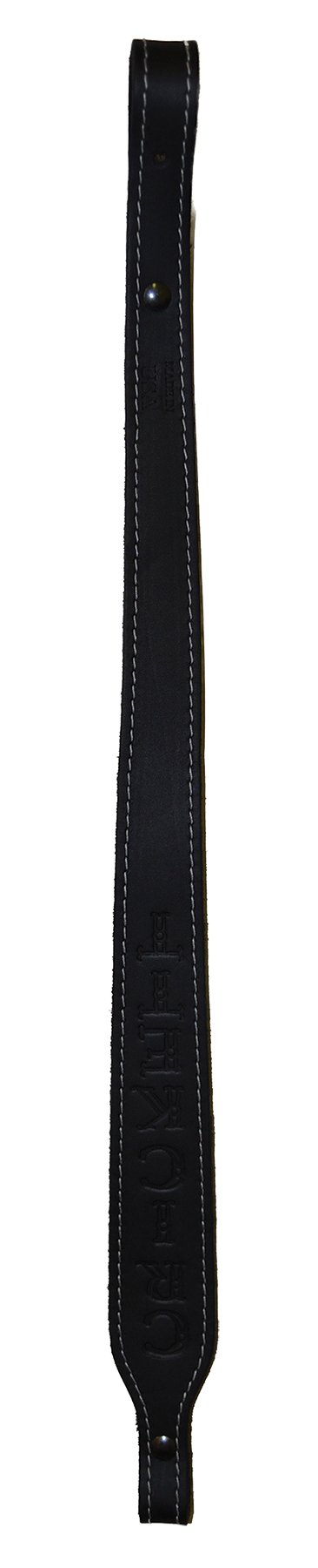 Crickett KSA800 Rifle Sling  Embossed Black Leather, 23"L x 1.75" W