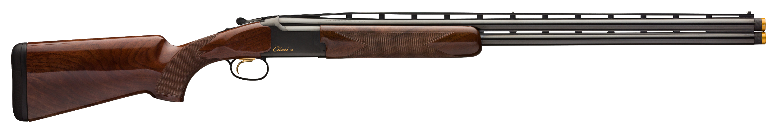 Browning 018115302 Citori CX 12 Gauge 3" 2rd 32" Lightweight Blued Barrels, Gold Accented Receiver, American Black Walnut Stock, Crossover Design For Hunting/Sporting Clay/Skeet/Trap