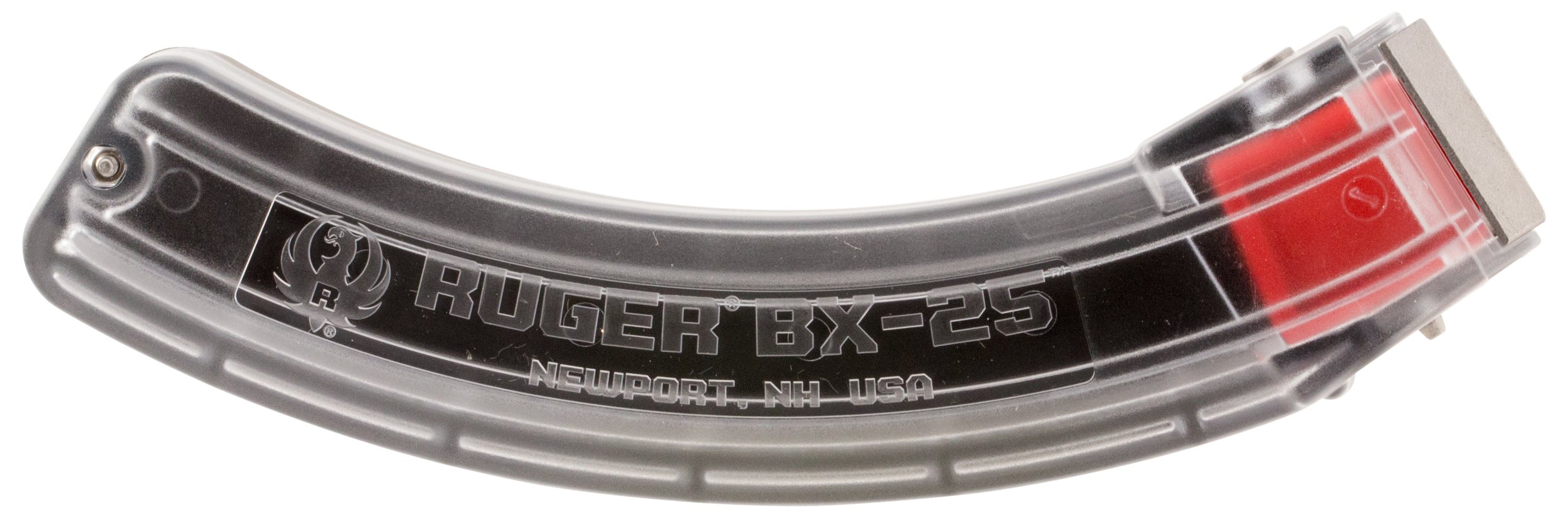 Ruger 90591 BX-25  25rd Magazine Fits Ruger 10/22/SR/77/Charger 22LR BX-25 Clear