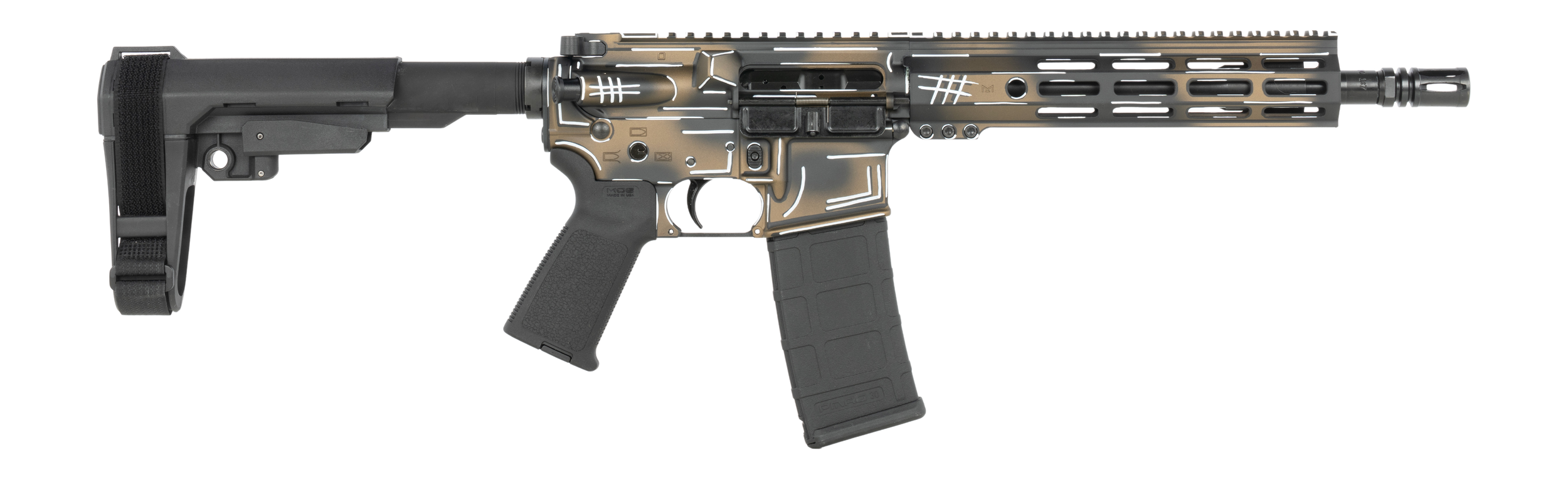 Shark Coast Tactical Anime-15 5.56 NATO 10.5" 30rd Bronze Pistol