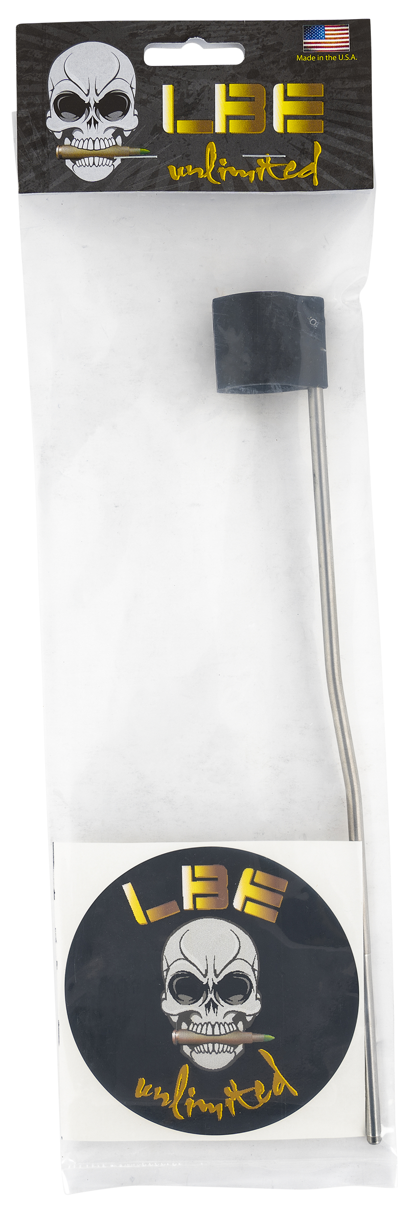 LBE Unlimited ARLGB-C Low Profile Gas Block  .750" Carbine Length Gas Tube Black Nitride Steel
