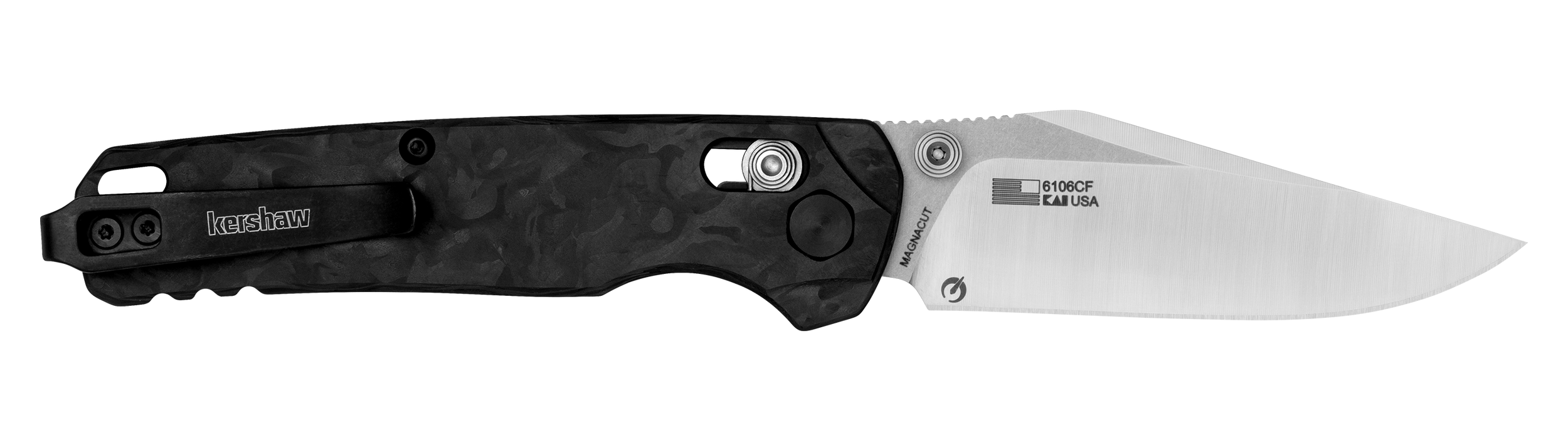 KER 6106CF    BEL AIR CLIP POINT CF BLK/MAGNACUT