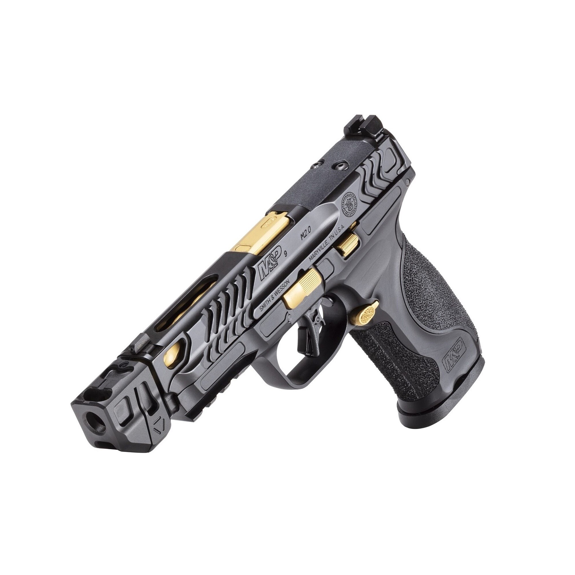 S&W M&P9 M2.0 METAL OR 23RD GLD/BLK