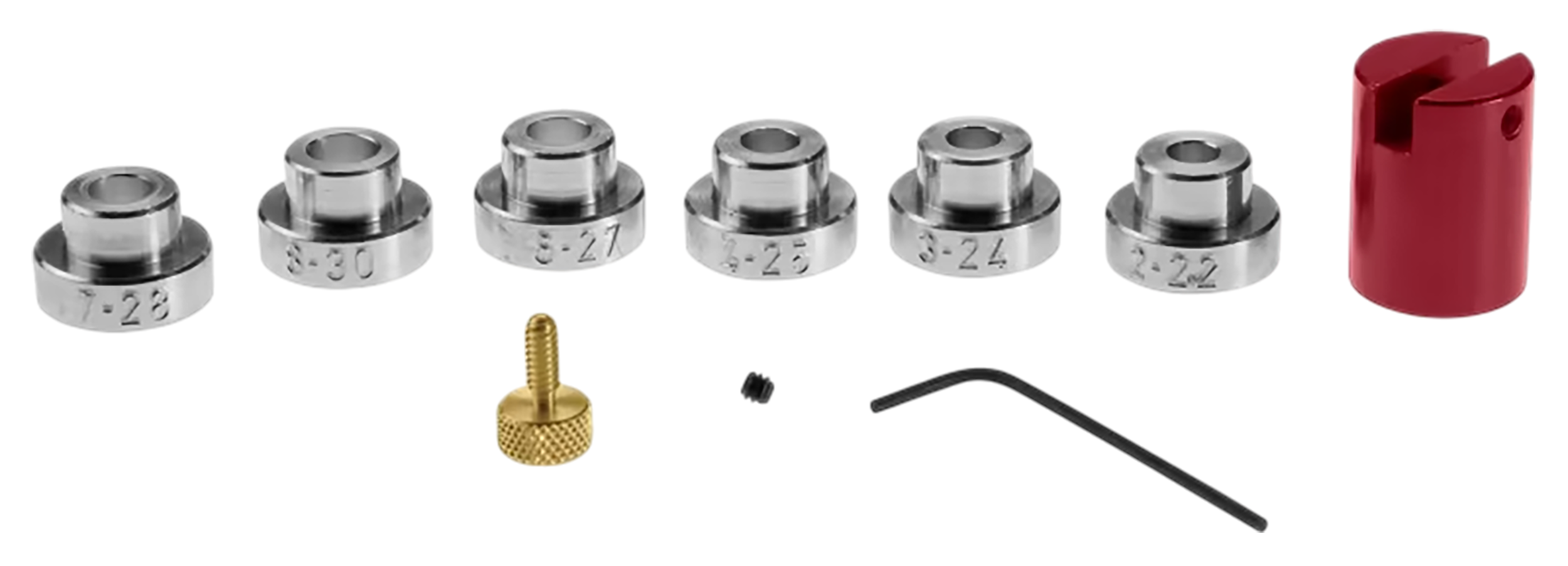 Hornady B14 Lock-N-Load Comparator Set Silver Multi Caliber Metal