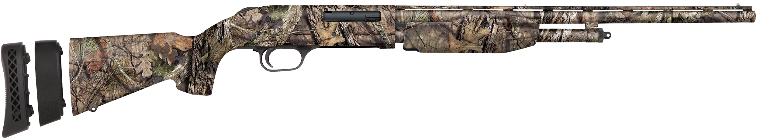 Mossberg 50355 510 Super Bantam Mini 410 Gauge Pump 3" 2+1 Overall Mossy Oak Break-Up Country 18.50" Vent Rib Barrel, Steel Receiver Adj LOP Synthetic Stock, Right Hand, Modified Choke