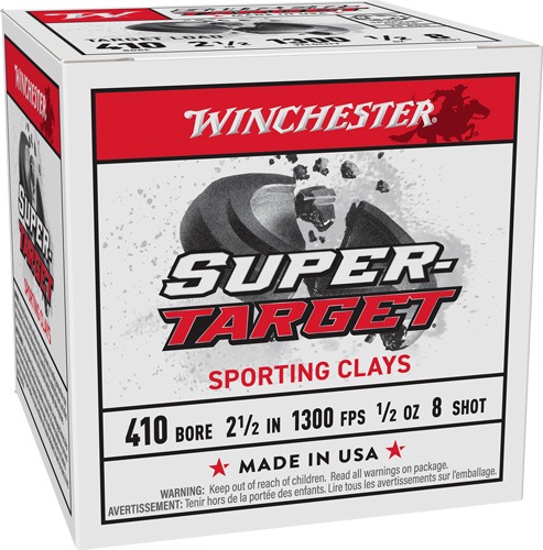 WINCHESTER TARGET 410  2-1/2" 1/2OZ #8 250RD CASE